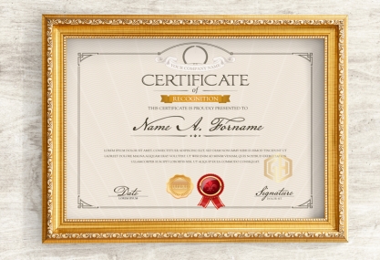 Dịch vụ làm khung chứng chỉ, bằng cấp chuyên nghiệp - Nâng tầm giá trị thành tựu